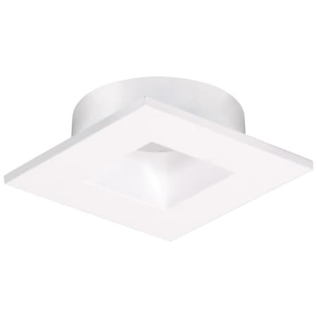 Jesco 1 in. Trim Square Downlight for RLF-1107 Series, White RLT-1106-WH